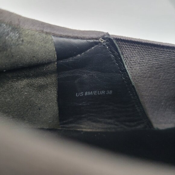 Vince Warren Slip On Microsuede Platform Flat Sneakers Gray Womens Size 8 - Picture 9 of 9